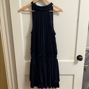 Versona Navy Backless Dress